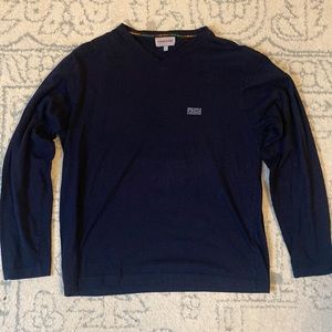Versace Classic Long Sleeve Shirt - Navy Blue